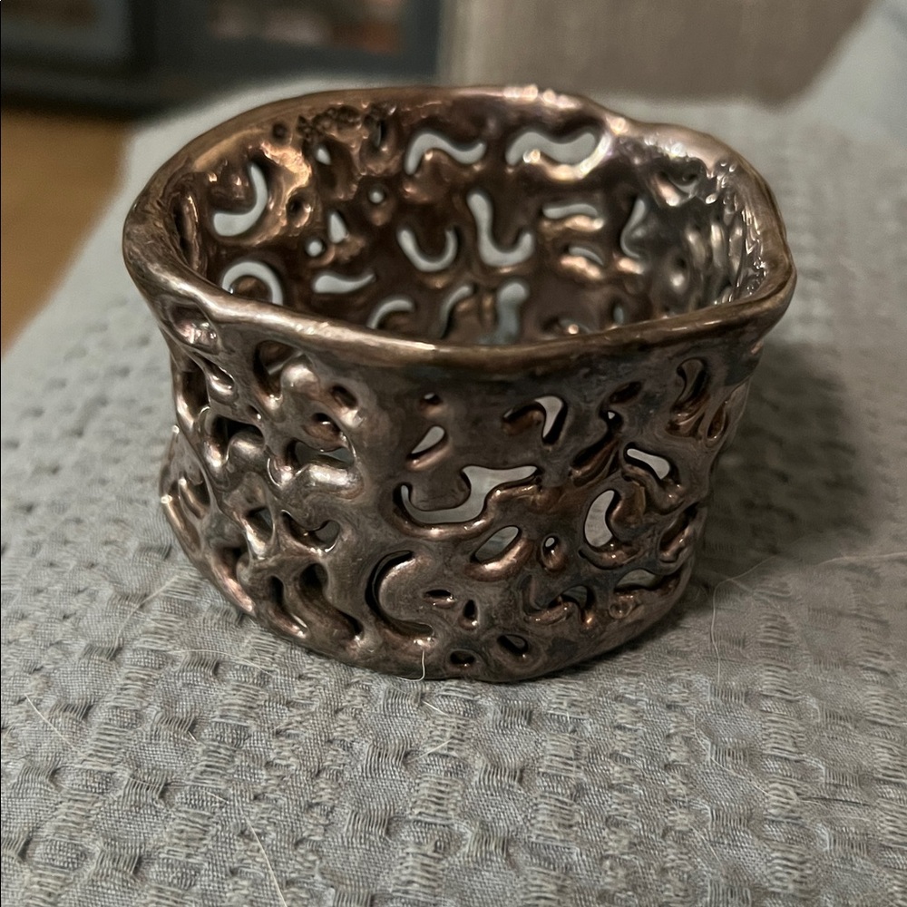 Bat-Ami Sterling Silver BR94 Oriental Silver Bangle 925 sterling silver Vintage